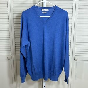 Peter Millar Crown Soft Merino & Silk V-neck Sweater XL